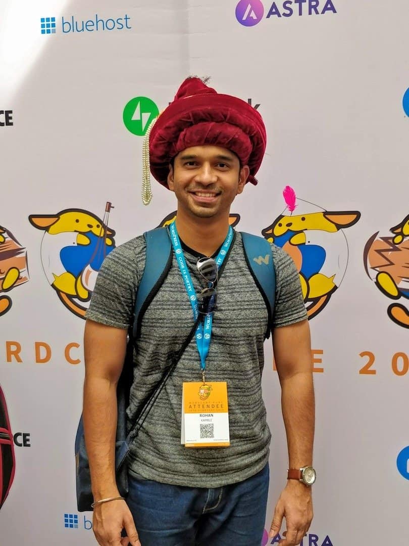 Rohan Kamble - Rohutech at wordcamp 2019