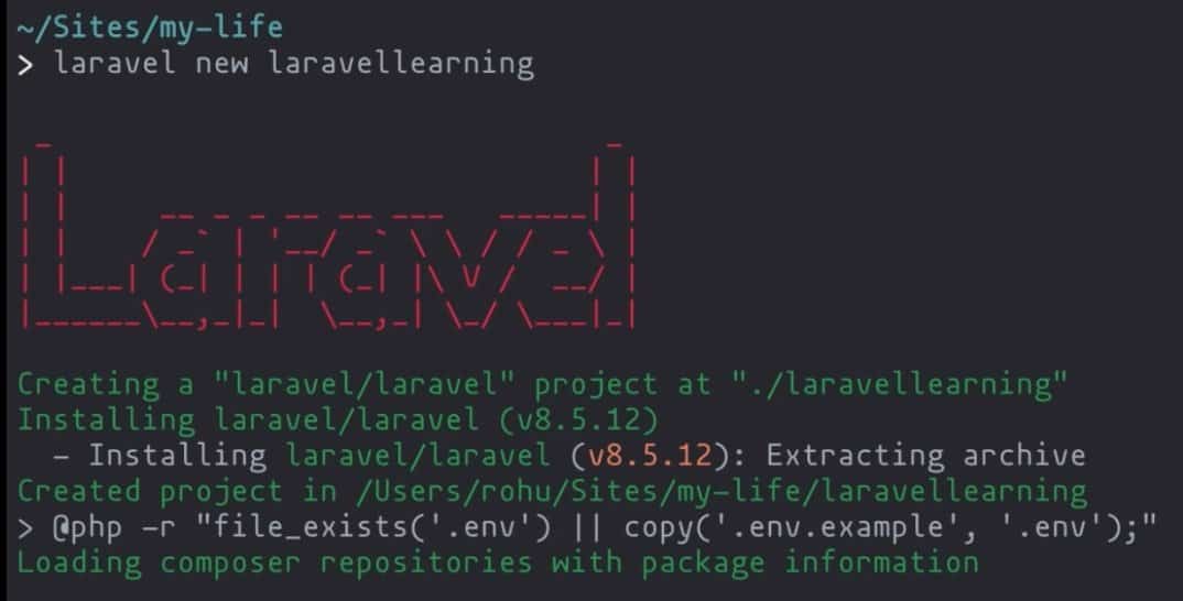 How to install Laravel and create Laravel Project