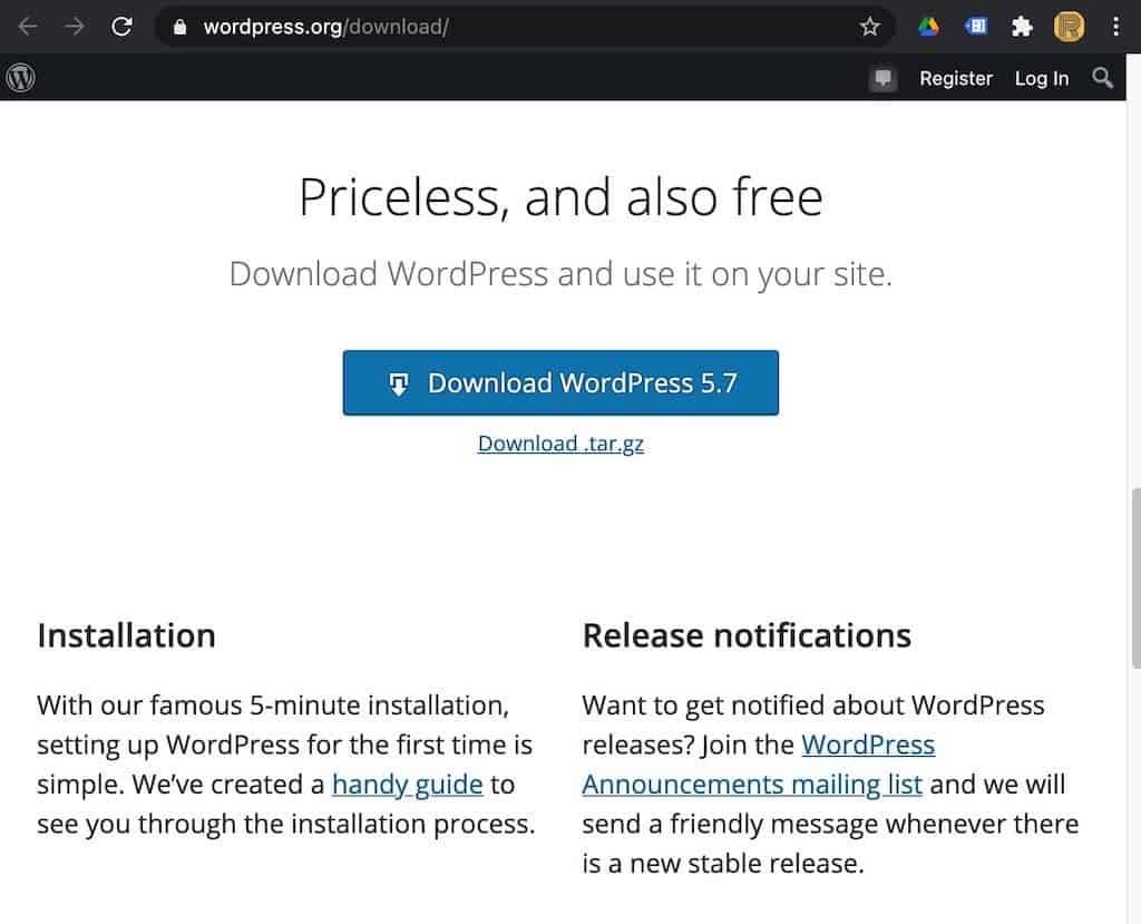 download wordpress for mac