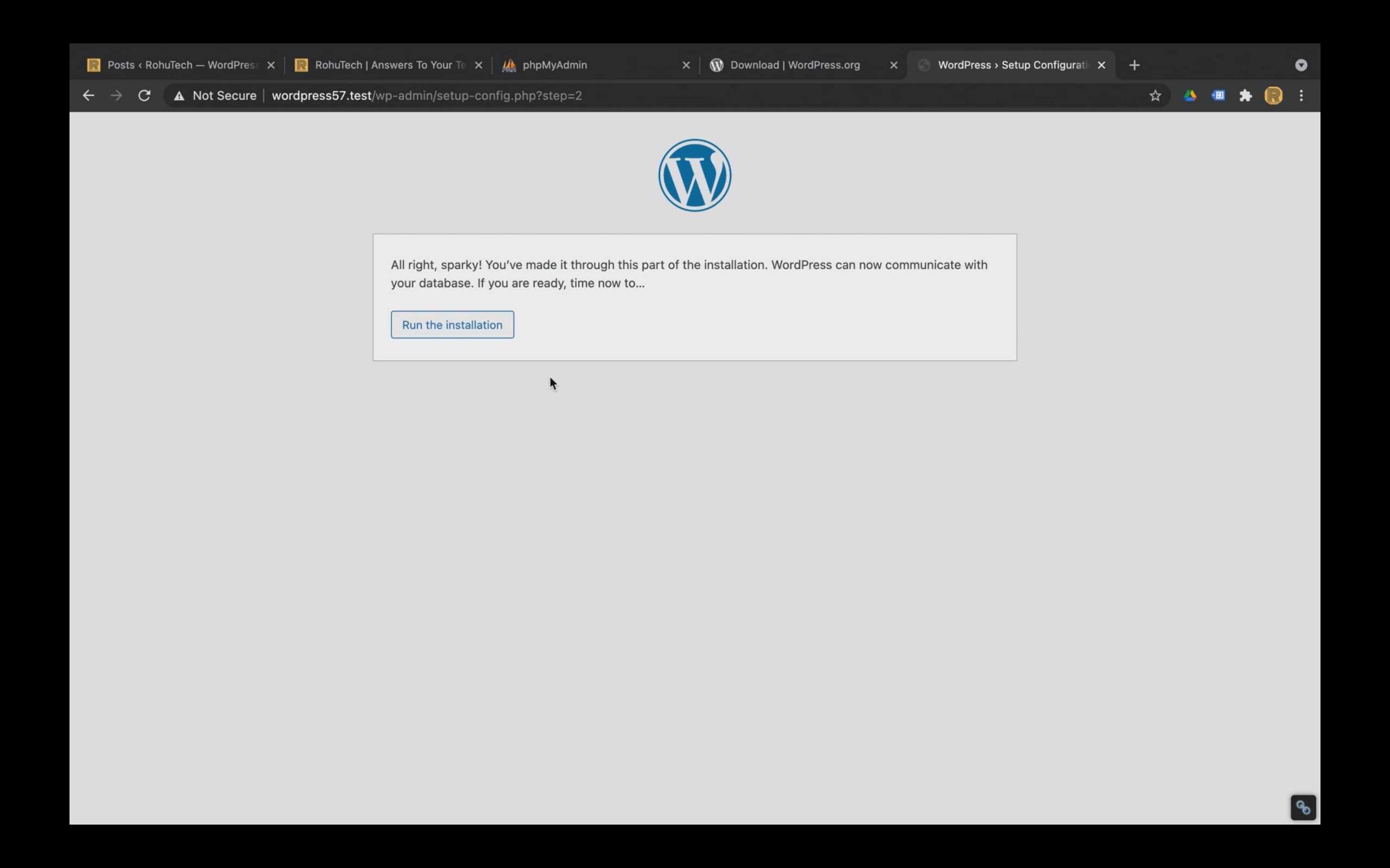 install wordpress on mamp