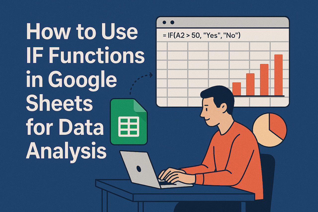 How to use IF Functions in Google sheets for Data Analysis